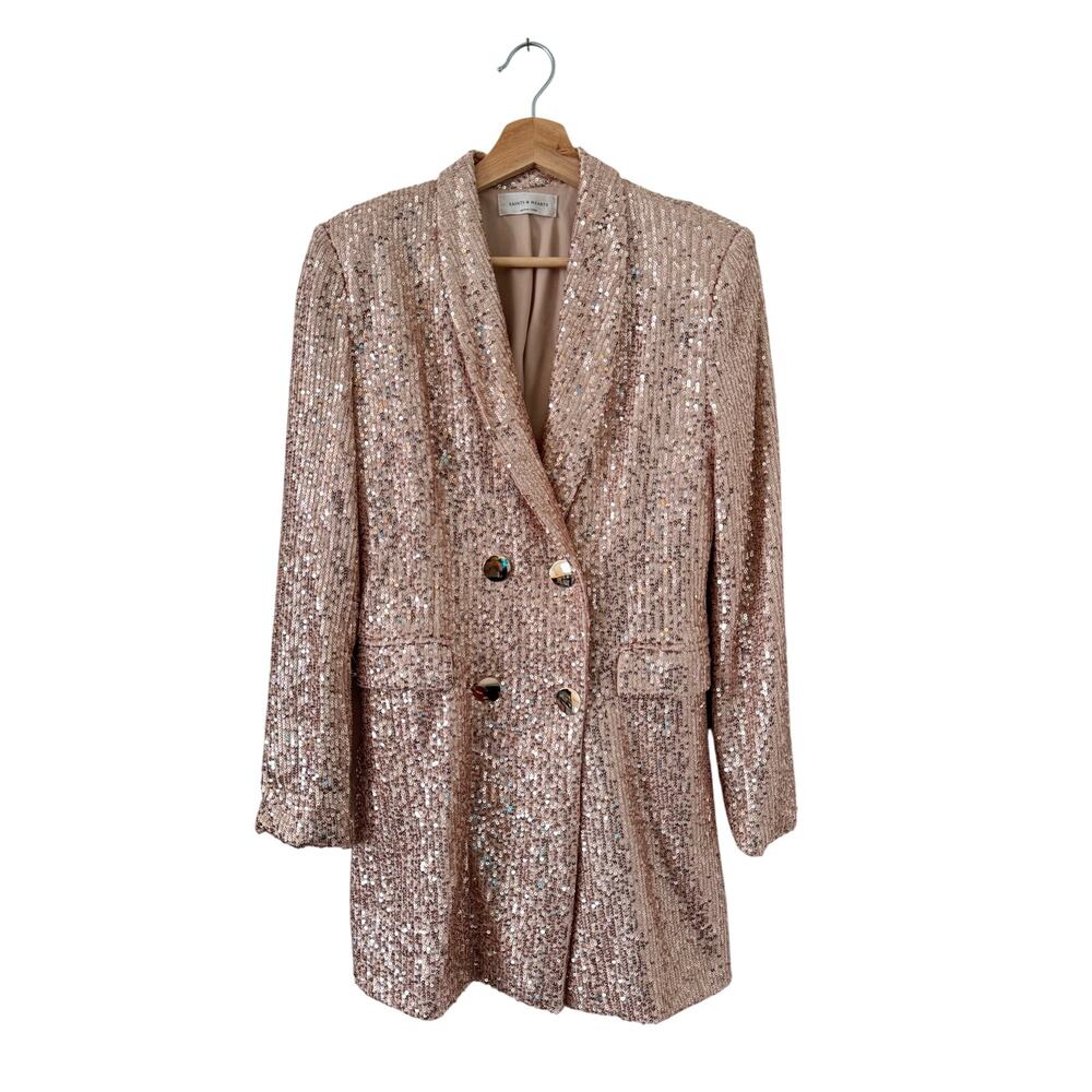 Saints & Hearts Sequin Blazer